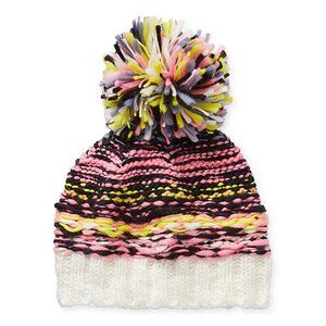 ARIZONA JEAN CO. Women’s Multicolor Pom Beanie One Size NWT